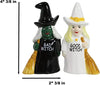 Good & Bad Witch Ceramic Salt and Pepper Shakers Set