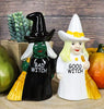 Good & Bad Witch Ceramic Salt and Pepper Shakers Set