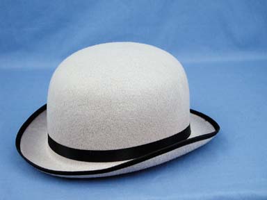 Gray Derby Hat