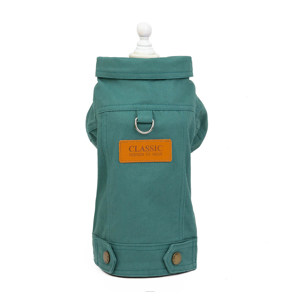 Dog Denim Jacket | Green