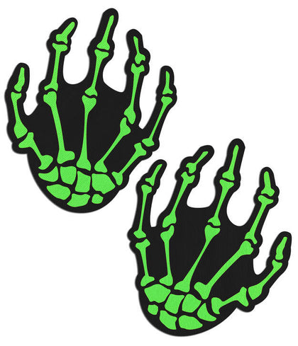Green Boney Skeleton Hands |  Pasties by Pastease®