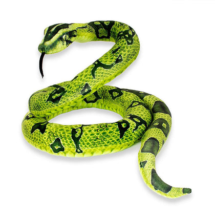 Green Tree Python 78in Plush Toy | Real Planet