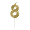 Numeral Birthday Candles 8