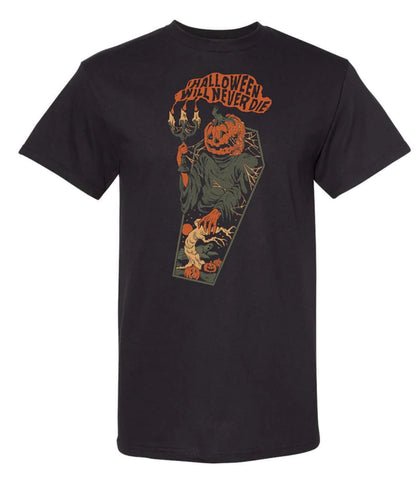Adult Halloween Never Dies  | The Halloween Shirt Company
