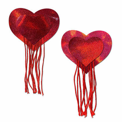 Liquid Red Heart Reusable Nipple Pasties by Pastease – FIVE AND DIAMOND