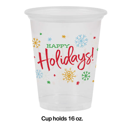 Holiday 16oz Cups 8ct | Christmas