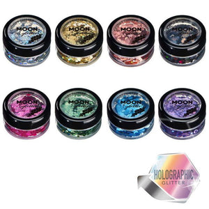 Holographic Chunky Glitter | Moon Glitter