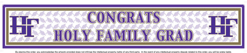 High School 6ft Banner | Graduation