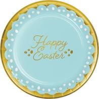 Fancy 9in Paper Plates 8ct | Easter