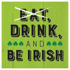 Eat, Drink Be Irish Beverage Napkins | St. Patrick's Day