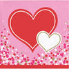 Happy Heart Beverage Napkins | Valentine's Day