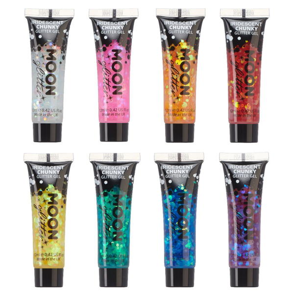 Iridescent Chunky Glitter Gel -Moon Glitter