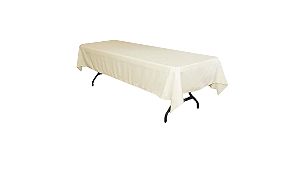 RECTANGLE POLYESTER TABLECLOTH | Ivory