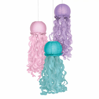 Shimmering mermaid jellyfish lanterns