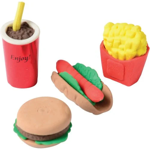 Junk Food 3D Erasers 12ct | Toys