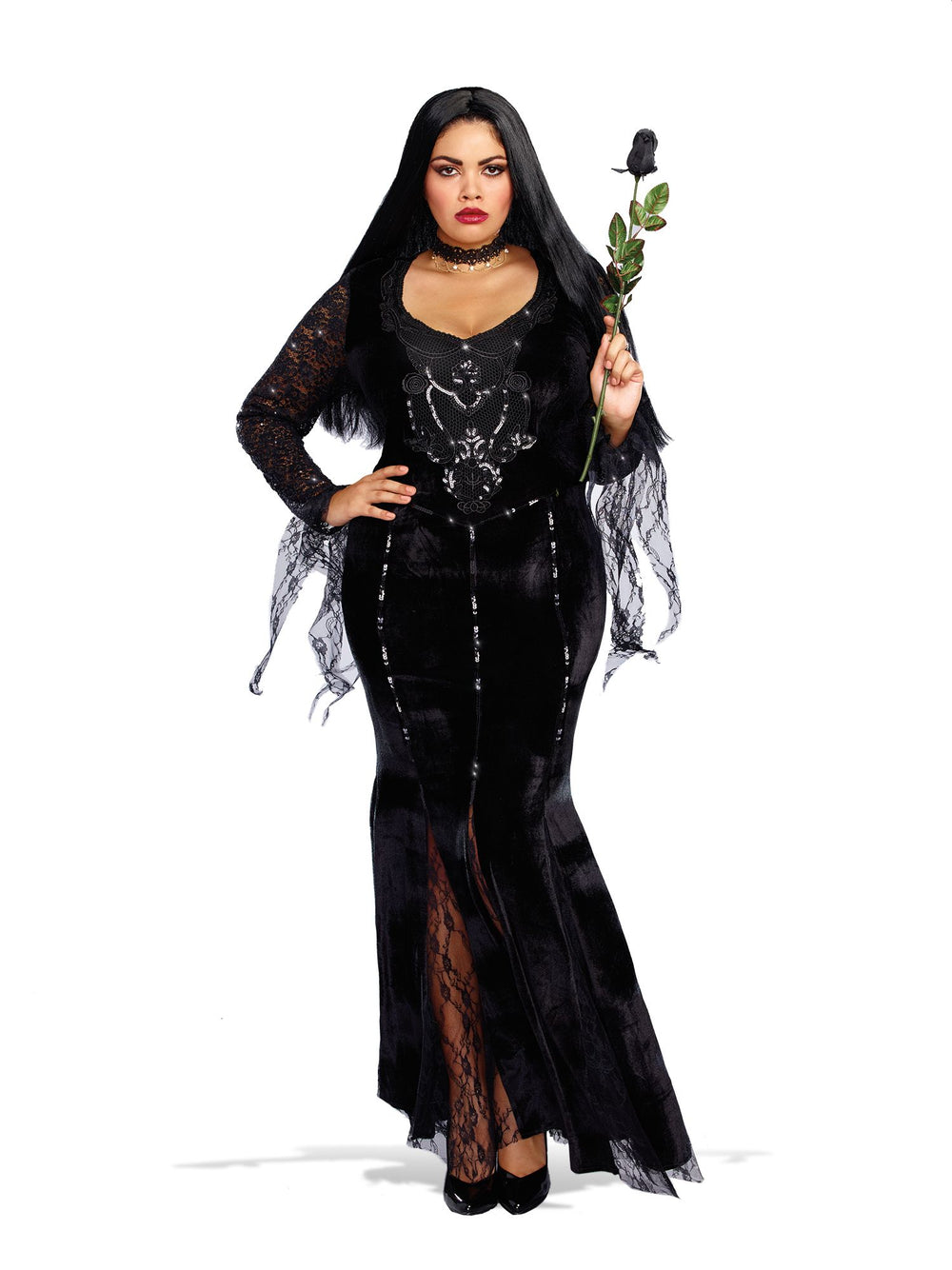 plus size gothic dress