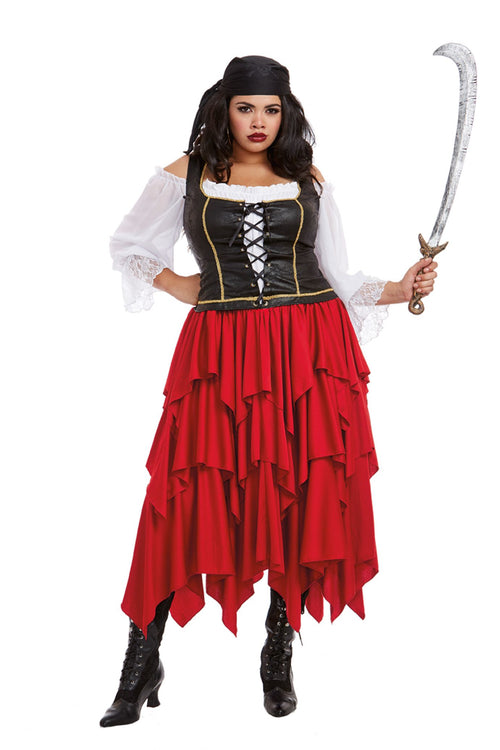 plus size pirate costume