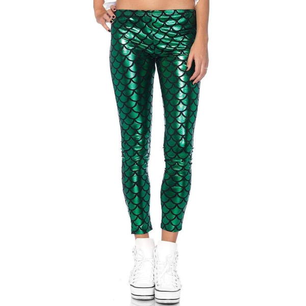 Green Mermaid Leggings