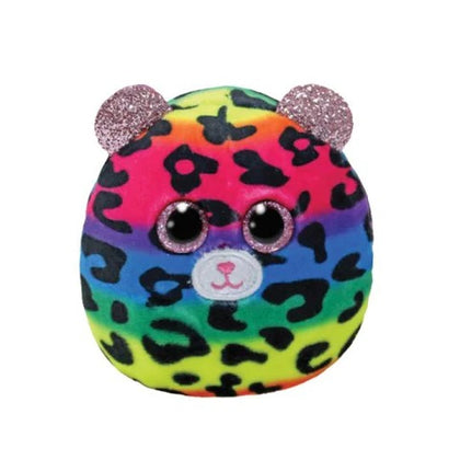 Dotty Rainbow Leopard | Ty Squish a Boo Clip