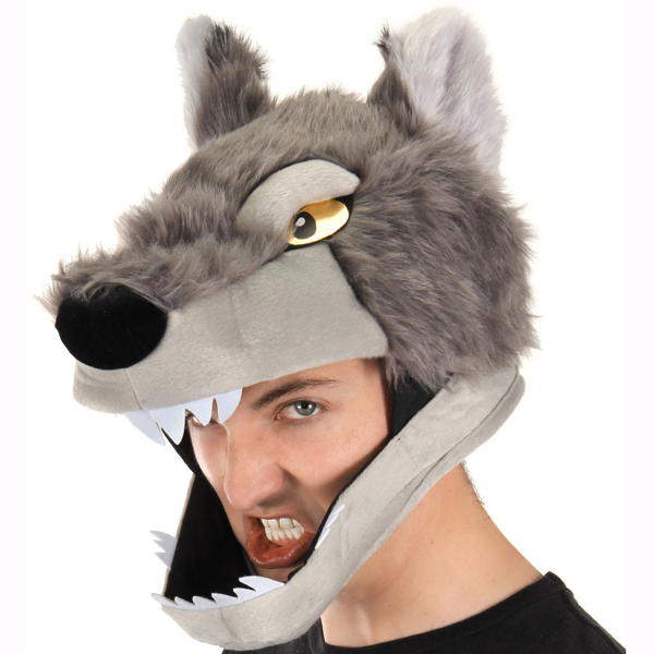 scary big bad wolf hat