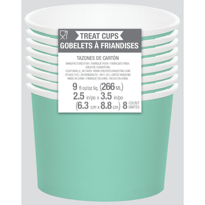 Fresh Mint Paper Treat Cups 8ct | Solids