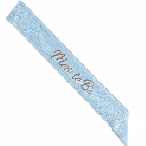 mom to be blue sash
