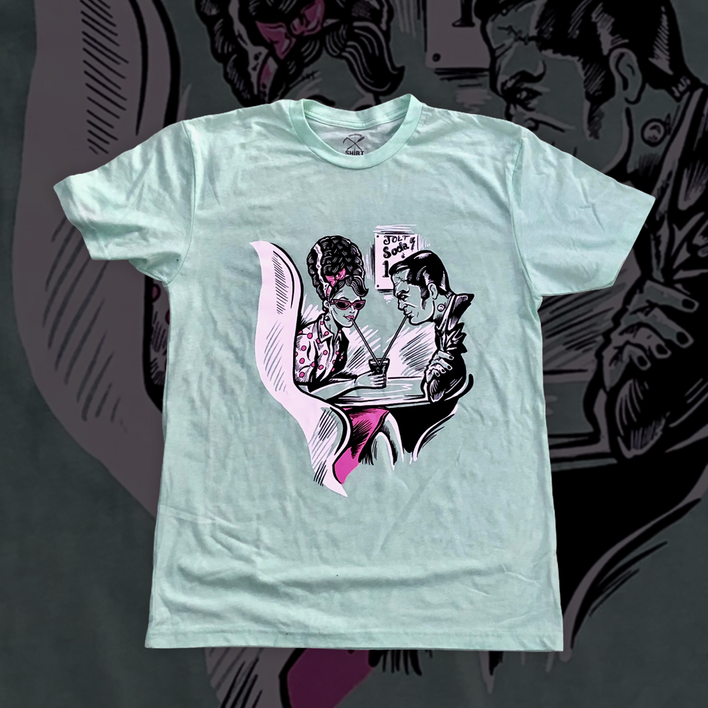 Adult Monster Date Tee | The Halloween Shirt Company