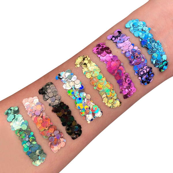 Holographic Chunky Glitter Gel | Clamshell