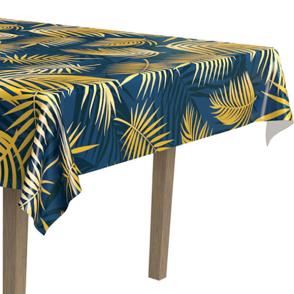 Palm Leaf Plastic Table Cover