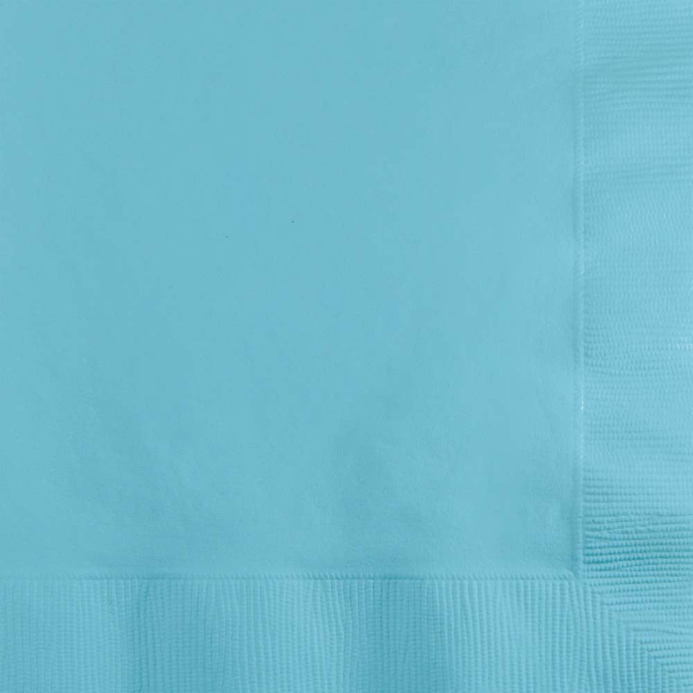 New Pastel Blue Beverage Napkins 50ct | Solids