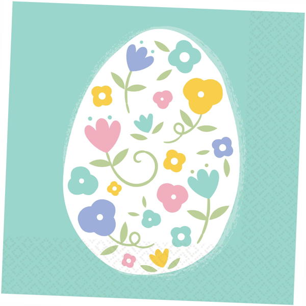 Pastel Easter Beverage Napkins 16ct | Easter