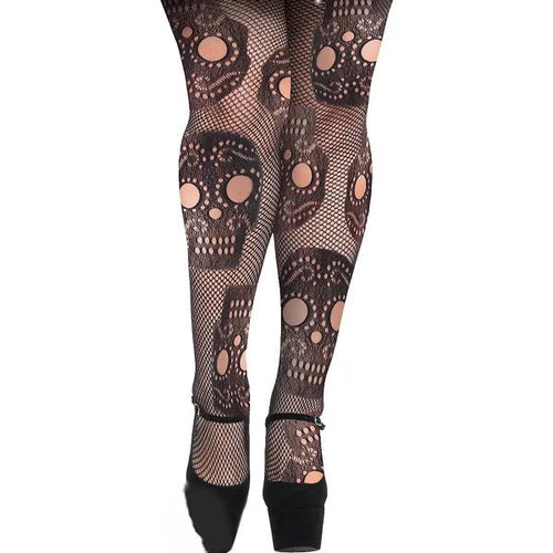 Sugar Skull Fishnets