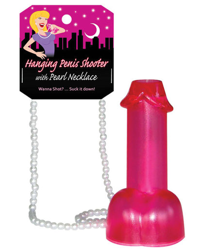 Hanging Penis Shooter & Pearl Necklace | Bachelorette