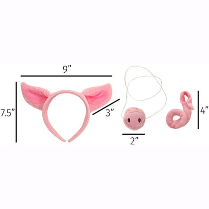 soft pink pig accessories