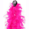 shocking pink feather boa