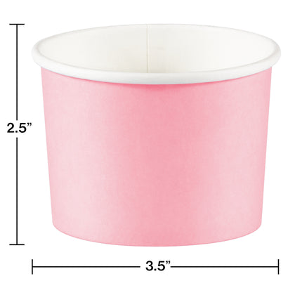 Classic Pink Paper Treat Cups 8ct | Solids