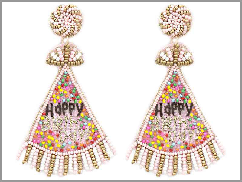 Happy Birthday Earrings