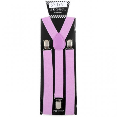 light purple magenta pants holders