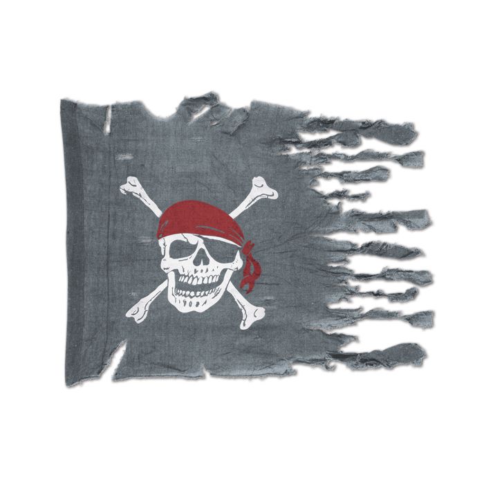 Weathered Pirate Flag