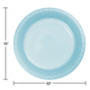 New Pastel Blue Plastic 10in Cake Plates 20ct | Solids