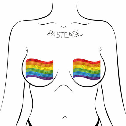 Rainbow Pride Flag Nipple | Pasties by Pastease®