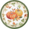 Pumpkin Harvest 7in Plates 8ct | Thanksgiving