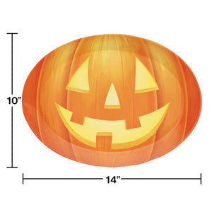 halloween plate size
