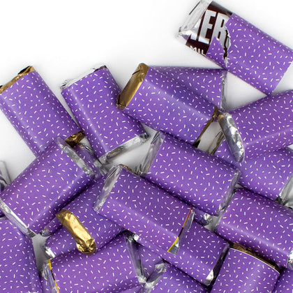 purple Wrapped Hershey's Miniatures