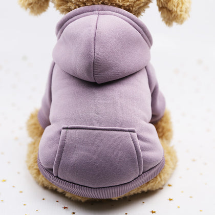 purple dog hoodie