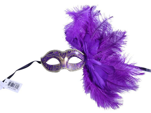 Purple Feather Mask
