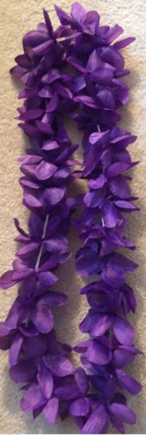 purple lei