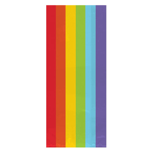 Rainbow Large Cello Party Bags 25ct