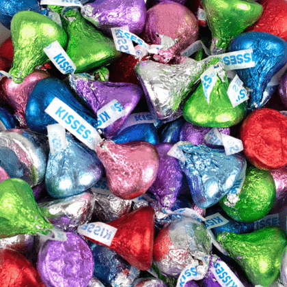 Hershey's Kisses Rainbow Mix Candy
