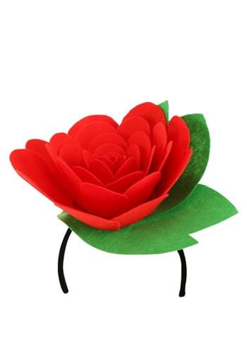 Red Rose Costume Headdress